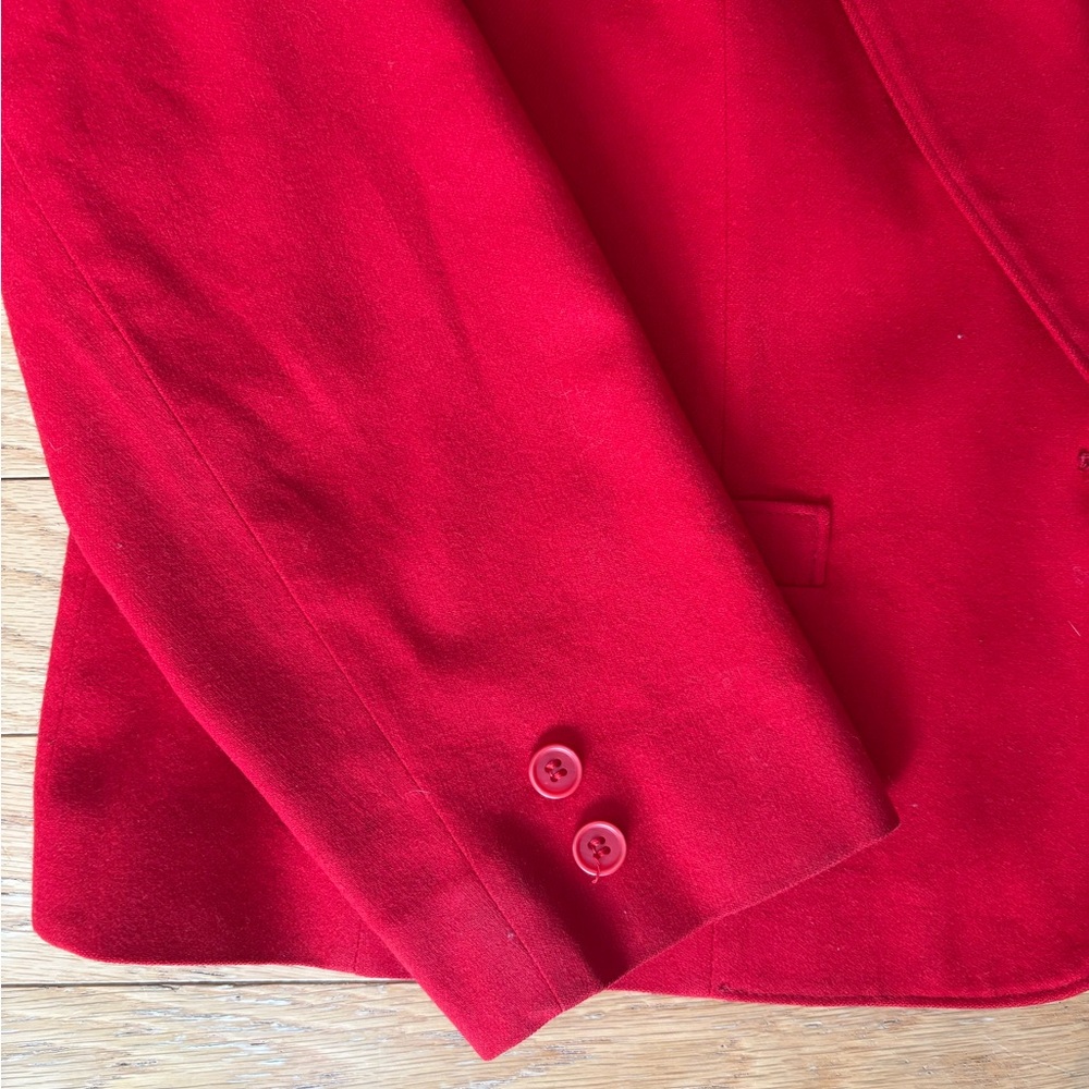 Pendleton Vintage Red Blazer Jacket - image 2